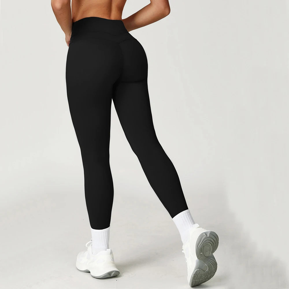 Yoga Pants Women Leggings Hips Lifting Gym Legging Sport High Waist Fitness Legging Bubble Butt Workout Running Tight XP35