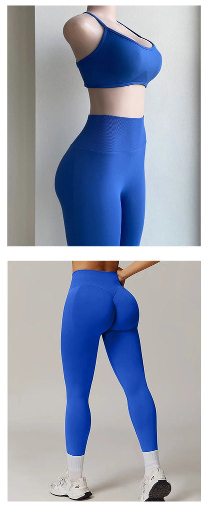 TKITK Women's High Waist Yoga Leggings Seamless High Stretchy Butt Lifting Breathable Sports Pants for Women Gym Leggings
