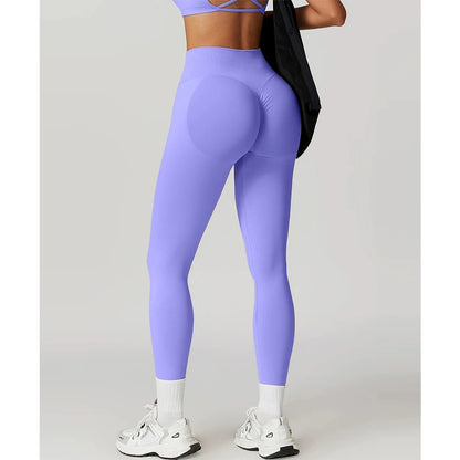 TKITK Women's High Waist Yoga Leggings Seamless High Stretchy Butt Lifting Breathable Sports Pants for Women Gym Leggings