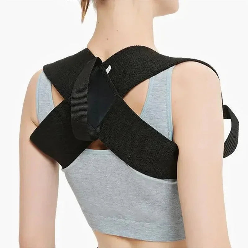 2025 Adjustable Back Shoulder Posture Corrector Belt Clavicle Spine Support Reshape Body Home Office Sport Upper Back Neck Brace