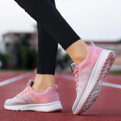 Women Sport Shoes Fashion Platform Sneakers Ladies Spring Summer Flats Running Shoes for Women Casual Shoes Mesh Jogging Tennis