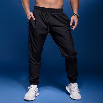 New Sport Pants Men Running Pants With Zipper Pockets Gym Training Sports Trousers Quick Dry Joggings Fitness Sweatpants