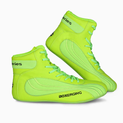 New Boxing and Wrestling Shoes for Men and Women High Top Training Shoes for Men Squat Gym Fitness Weightlifting Shoes ﻿
