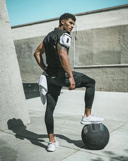 Men's Sport Pants 2 in1 Fitness Running Pants Men Workout Gym Sport Jogging Trousers Male Basketball Training Tracksuits Pants