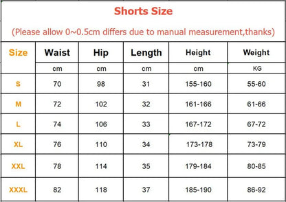 NEW Sport Shorts Men Sportswear 2 In 1 Short Pants Double-deck Beach Bottoms Summer Gym Fitness Training Jogging Running Shorts