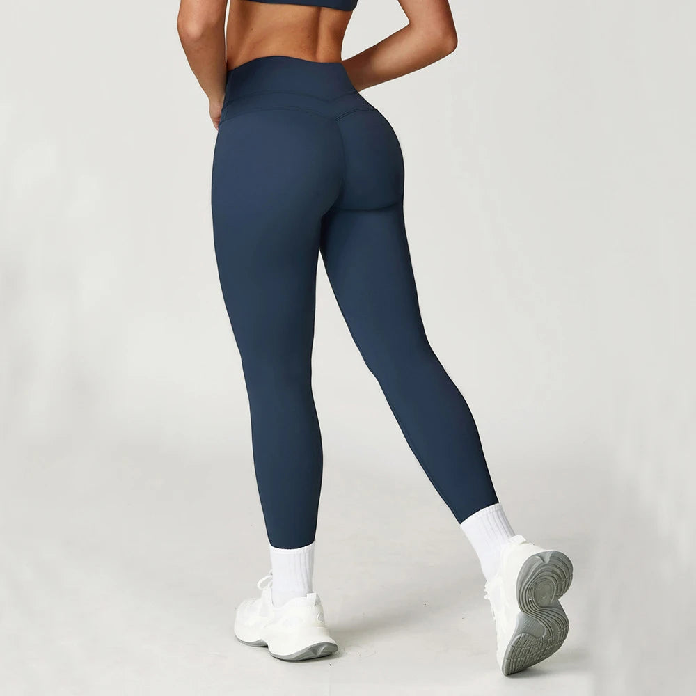 Yoga Pants Women Leggings Hips Lifting Gym Legging Sport High Waist Fitness Legging Bubble Butt Workout Running Tight XP35