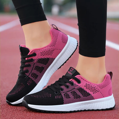 Women Sport Shoes Fashion Platform Sneakers Ladies Spring Summer Flats Running Shoes for Women Casual Shoes Mesh Jogging Tennis