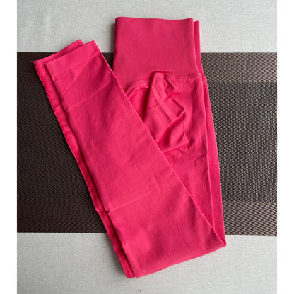 TKITK Women's High Waist Yoga Leggings Seamless High Stretchy Butt Lifting Breathable Sports Pants for Women Gym Leggings