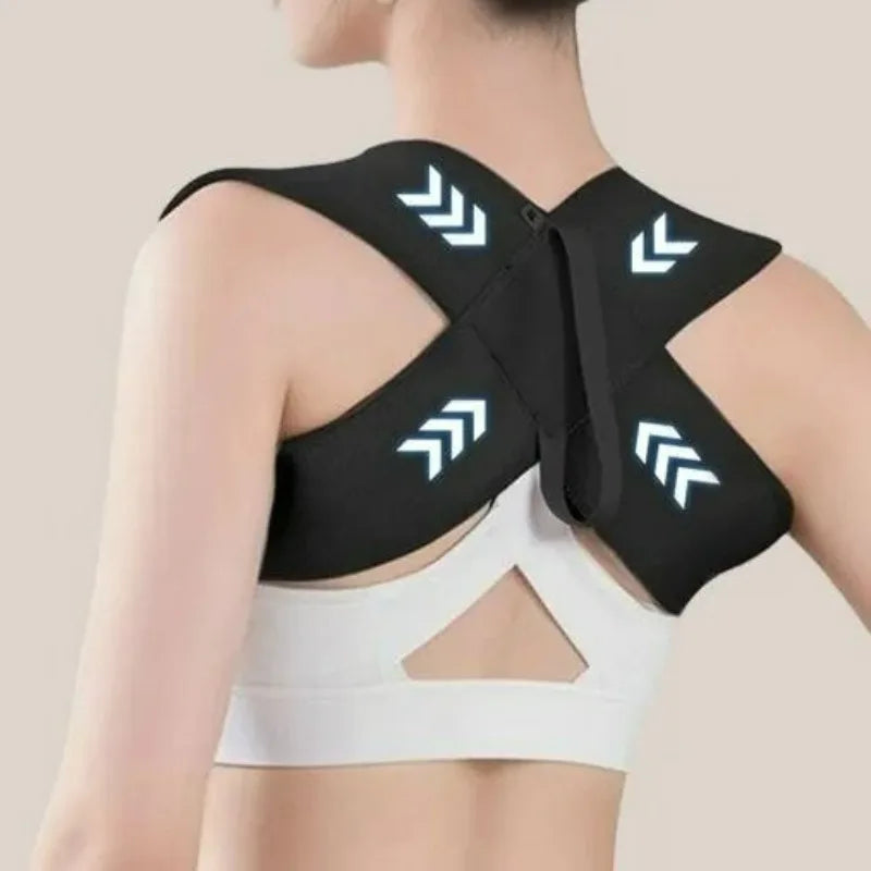 2025 Adjustable Back Shoulder Posture Corrector Belt Clavicle Spine Support Reshape Body Home Office Sport Upper Back Neck Brace