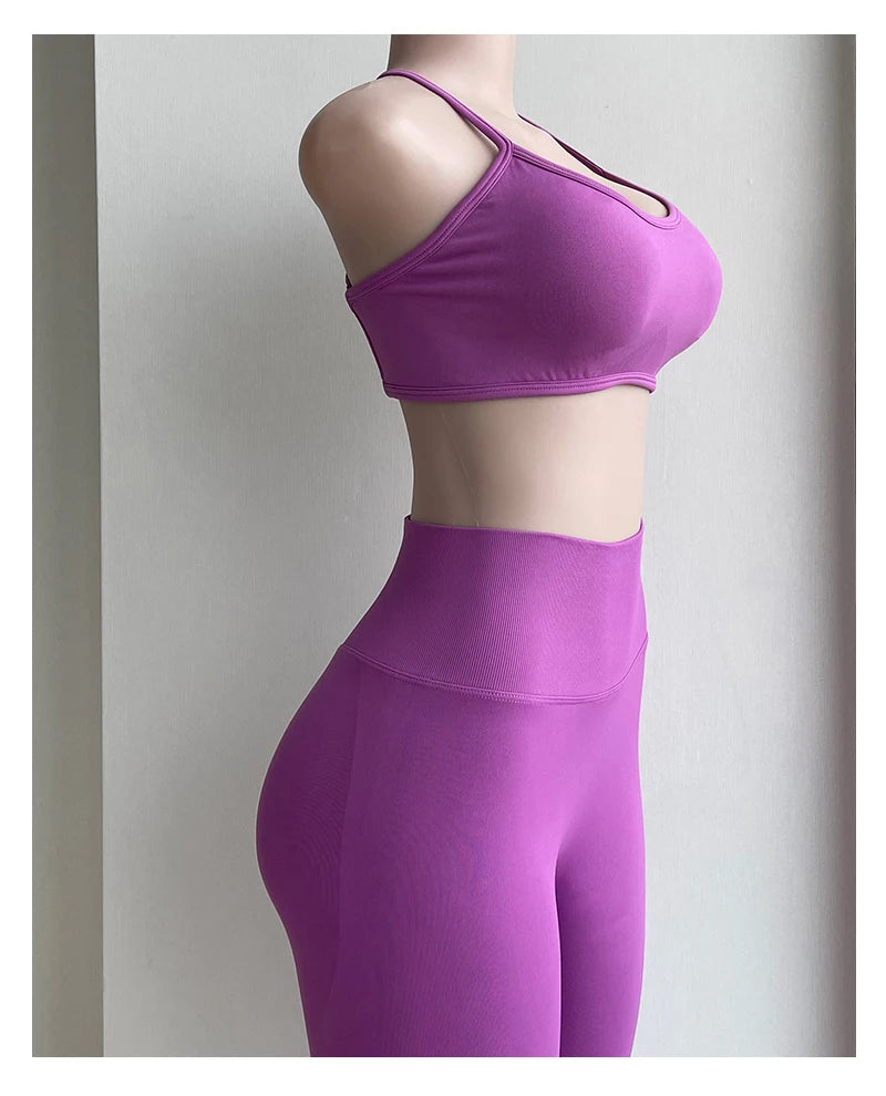 TKITK Women's High Waist Yoga Leggings Seamless High Stretchy Butt Lifting Breathable Sports Pants for Women Gym Leggings