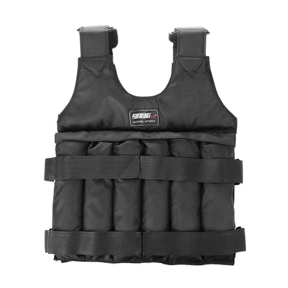 3/20/50kg Loading Weight Vest Adjustable Weighted Training Exercise Waistcoat Jacket Sand Clothing for Running Fitness Equipment