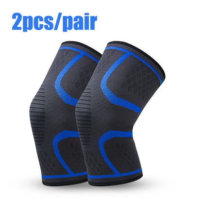 1/2PCS Fitness Running Cycling Knee Support Braces Elastic Nylon Sport Compression Knee Pad Sleeve for Basketball Volleyball