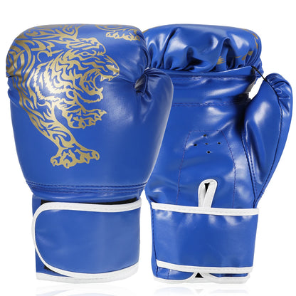 Adults Boxing Gloves Breathable PU Leather Fighting Gloves Kids Boxing Training Kickboxing Gloves for Gym Indoor Outdoor Sport
